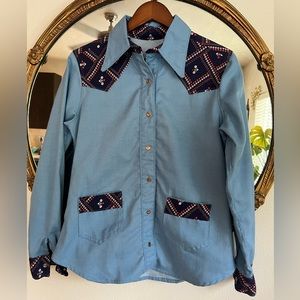 Vintage handmade women’s button down (medium).